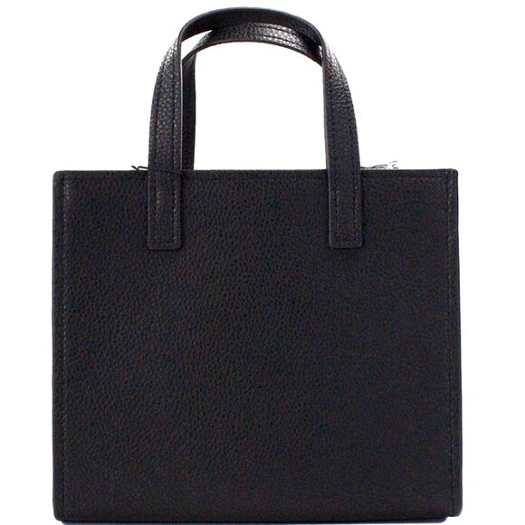 NWT ✅ Marc Jacobs Mini Grind Leather Tote Bag BLACK ✨ NWT - Picture 4 of 16